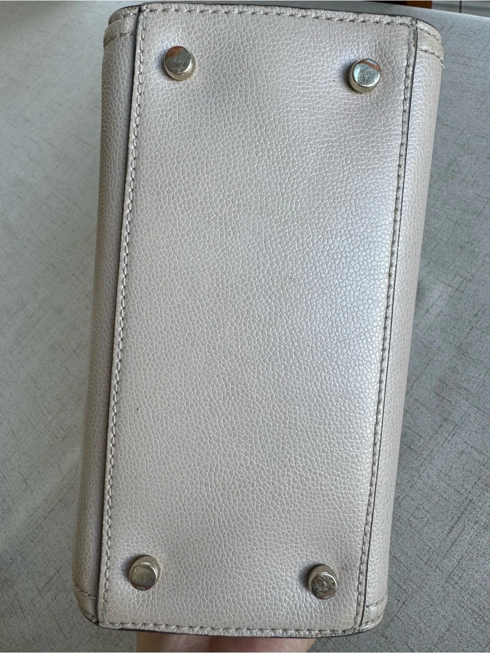 Kate Spade New York Mini Koma Pebbled Leather Bag warm beige WKRU5650